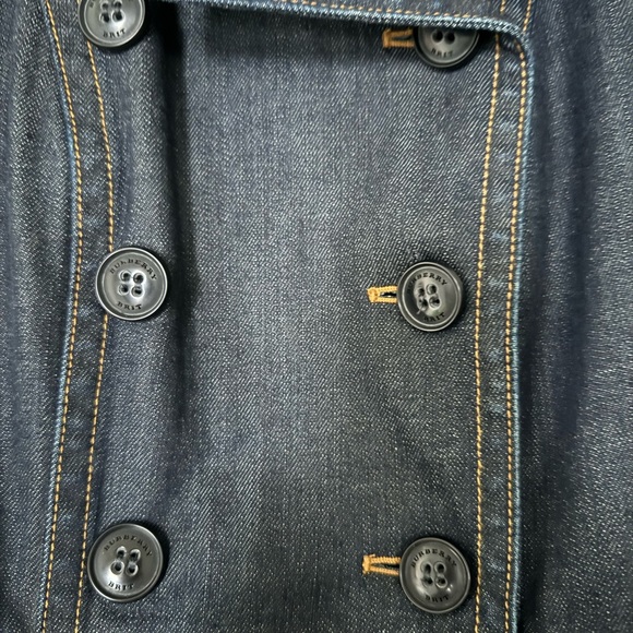 Authentic Burberry Denim Jean Long Trench - Picture 5 of 11